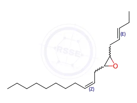 Chemical structure of (Z,Z)-3,9-6,7-epoxyoctadecadiene