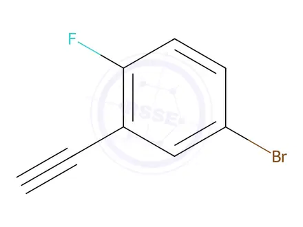 Chemical structure of 5-Bromo-2-fluorophenylacetylene
