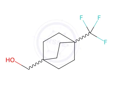Chemical structure of (4-(Trifluoromethyl)bicyclo[2.2.2]Octan-1-yl)methanol