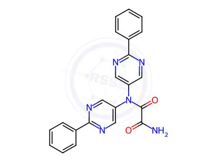 Chemical structure of N1,N1-Bis(2-phenylpyrimidin-5-yl)oxalamide