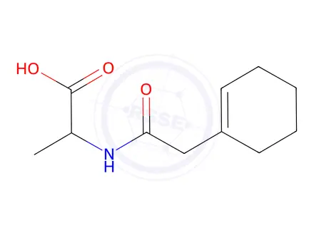Chemical structure of (2-(Cyclohex-1-en-1-yl)acetyl)alanine