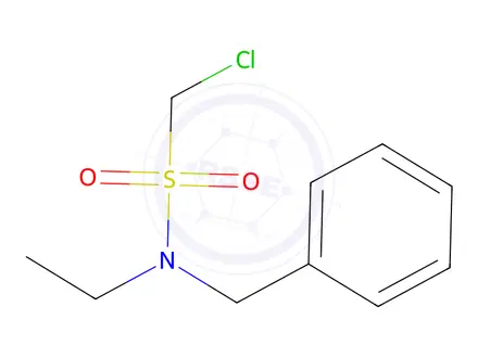 Chemical structure of n-Benzyl-1-chloro-n-ethylmethanesulfonamide