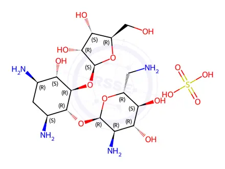Chemical structure of Ribostamycin sulfate salt