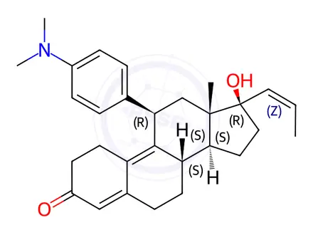 Chemical structure of Aglepristone