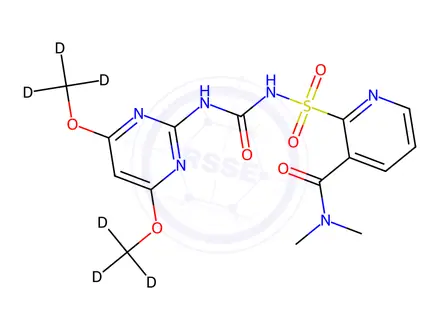 Chemical structure of Nicosulfuron D6