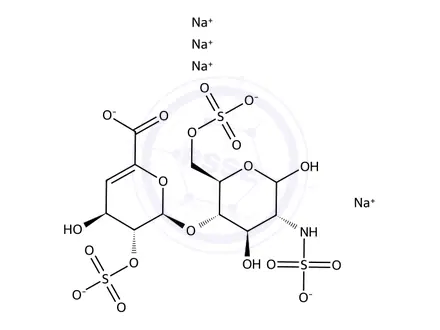 Chemical structure of Heparin Disaccharide I-S sodium Salt