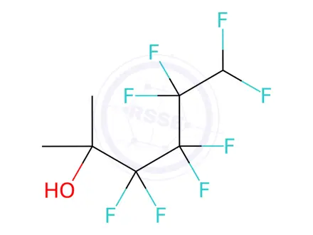 Chemical structure of 2-Methyl-3,3,4,4,5,5,6,6-octafluoro-2-hexanol