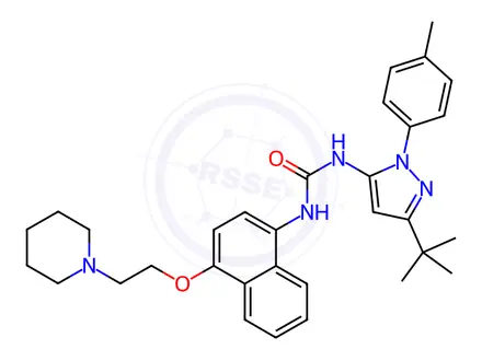 Chemical structure of Doramapimod Impurity 35