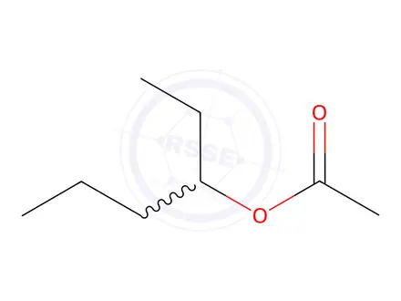 Chemical structure of 3-HEXYL ACETATE