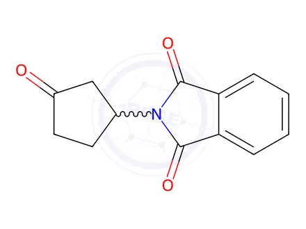 Chemical structure of 2-(3-oxocyclopentyl)-1H-Isoindole-1,3(2H)-dione