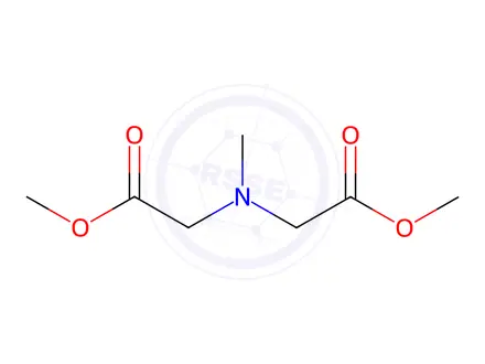 Chemical structure of dimethyl 2,2'-(methylazanediyl)diacetate
