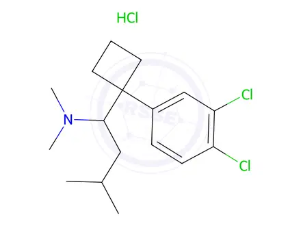Chemical structure of Chloro-sibutramine Hydrochloride