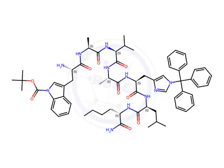 Chemical structure of 2-TERT-BUTOXYCARBONYLAMINO-4,4,4-TRIFLUORO-3-METHYL-BUTYRIC ACID