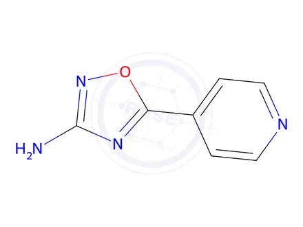 Chemical structure of 5-Pyridin-4-yl-1,2,4-oxadiazol-3-amine
