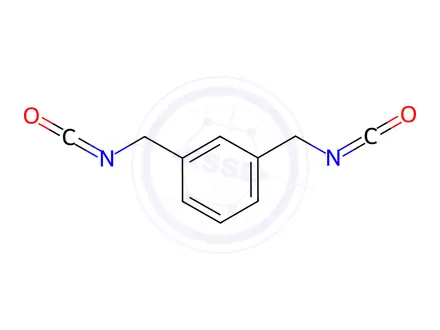 Chemical structure of m-Xylylene Diisocyanate