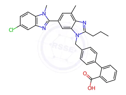 Chemical structure of Telmisartan Impurity 47 (Telmisartan EP Impurity J)