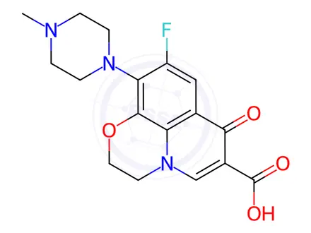 Chemical structure of Ofloxacin Impurity 44