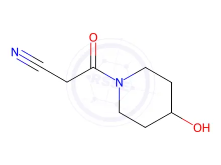 Chemical structure of 3-(4-Hydroxypiperidin-1-yl)-3-oxopropanenitrile