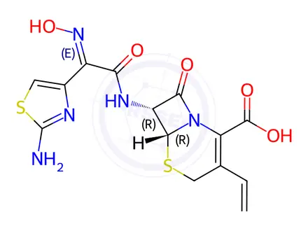 Chemical structure of Cefdinir Impurity R