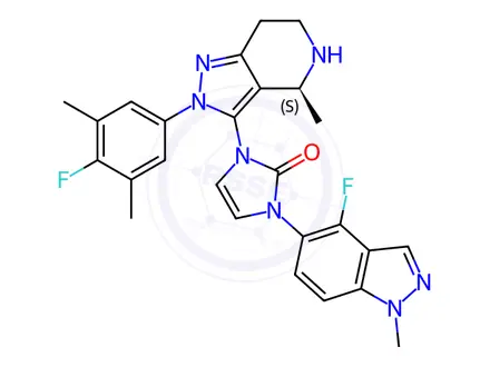 Chemical structure of Orforglipron Impurity 437