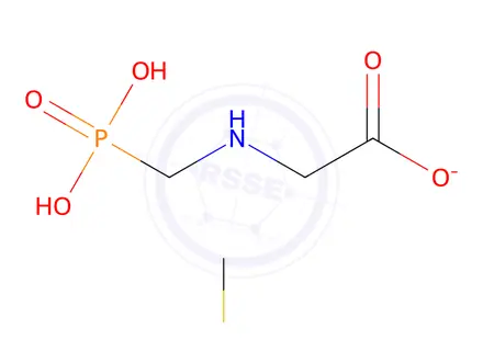 Chemical structure of Glyphosate Trimethylsulfonium salt