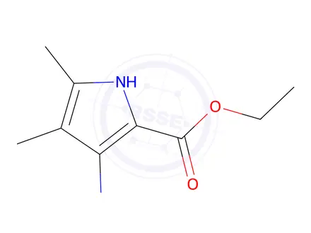 Chemical structure of ethyl 3-amino-4,5-dimethyl-1H-pyrrole-2-carboxylate