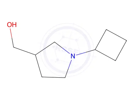 Chemical structure of (1-cyclobutylpyrrolidin-3-yl)methanol