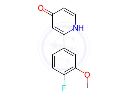 Chemical structure of 2-(4-Fluoro-3-methoxyphenyl)-4-hydroxypyridine
