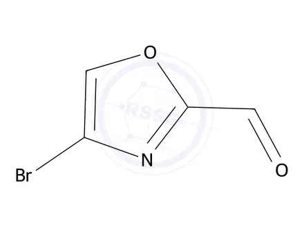 Chemical structure of 4-Bromooxazole-2-carbaldehyde