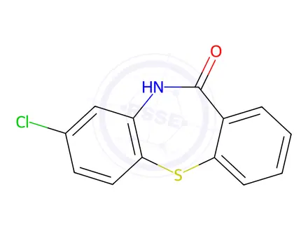 Chemical structure of 8-chlorodibenzo[b,f][1,4]thiazepin-11(10H)-one