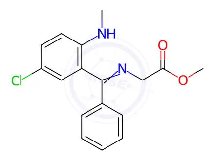 Chemical structure of Diazepam Impurity 9
