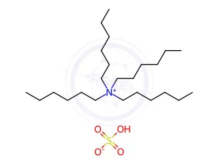 Chemical structure of Tetrahexylammonium Hydrogen Sulfate