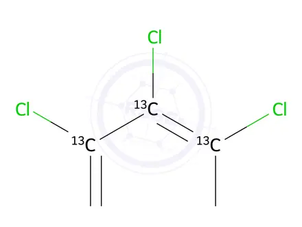 Chemical structure of Tetrachlorophenol-13C6