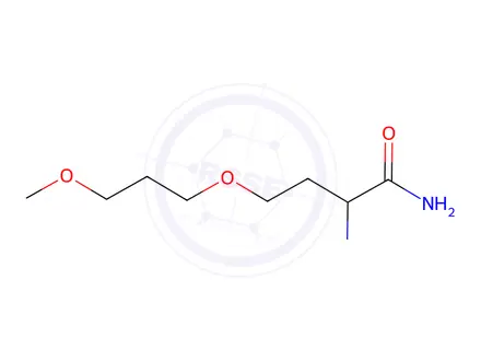 Chemical structure of 2-Amino-4-(3-methoxypropoxy)butanamide