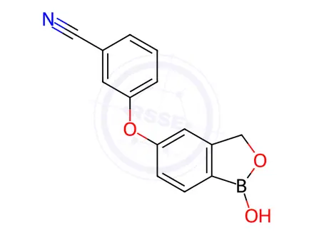 Chemical structure of Crisaborole m-Isomer