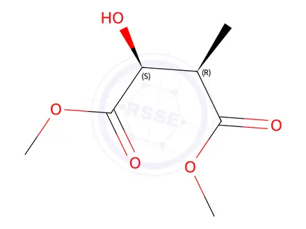 Chemical structure of (2S,3R)-2-Hydroxy-3-methyl-butanedioic Acid Dimethyl Ester