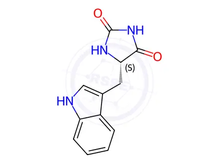 Chemical structure of Tryptophan Cyclized Impurity