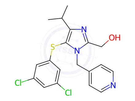 Chemical structure of Capravirine Impurity 70