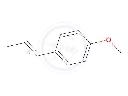 Chemical structure of p-propenylanisole