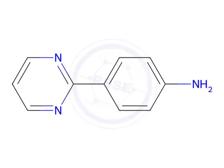 Chemical structure of 4-(Pyrimidin-2-yl)aniline