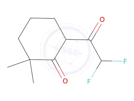 Chemical structure of 6-(2,2-Difluoroacetyl)-2,2-dimethylcyclohexan-1-one