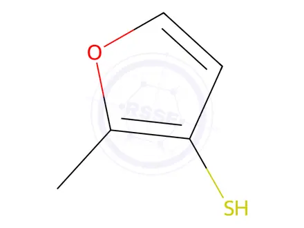 Chemical structure of 2-methylfuran-3-thiol