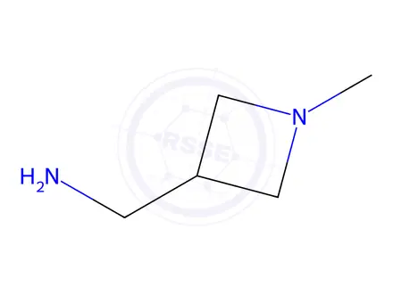 Chemical structure of 1-Methyl-3-azetidinemethanamine