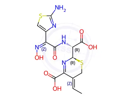 Chemical structure of Cefdinir Impurity E (CP)
