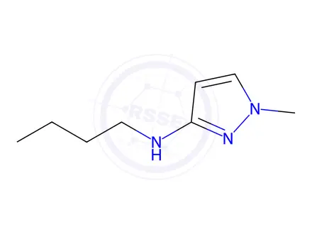 Chemical structure of N-butyl-1-methyl-1H-pyrazol-3-amine