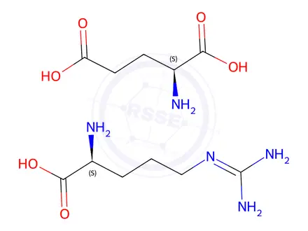 Chemical structure of Arginine glutamate