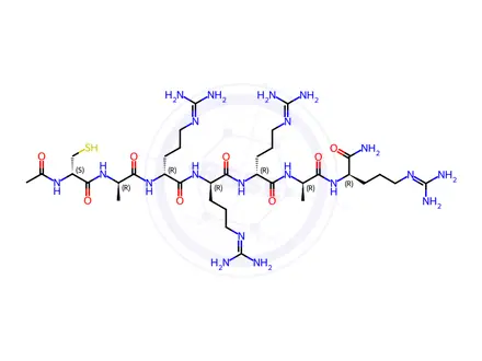 Chemical structure of Des-CyS Etelcalcetide