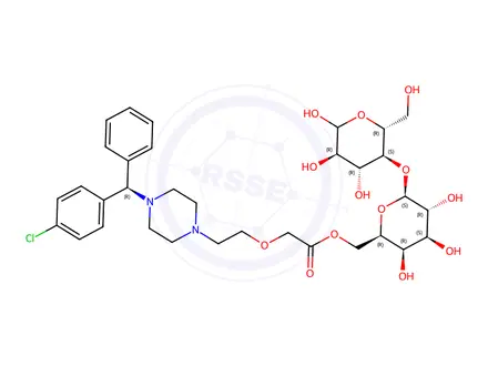 Chemical structure of Levocetirizine Impurity 76