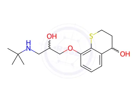 Chemical structure of Tertatolol Impurity 4