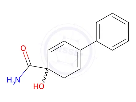 Chemical structure of 4’-hydroxybiphenyl-4-carboxamide